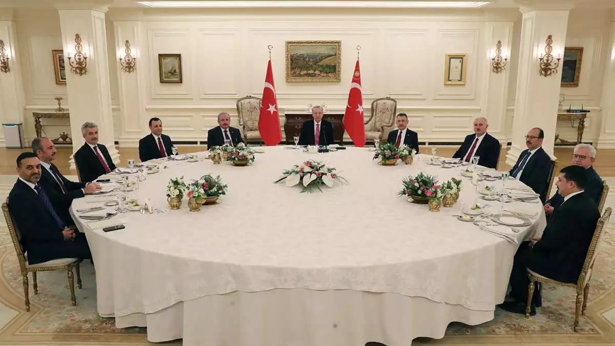 Erdoğan, yasama yürütme ve yargı organlarıyla görüştü