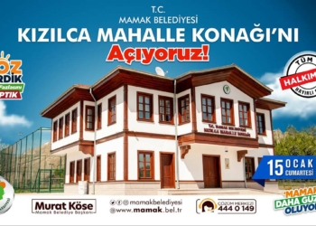 Kızılca Mahalle Konağı açılıyor