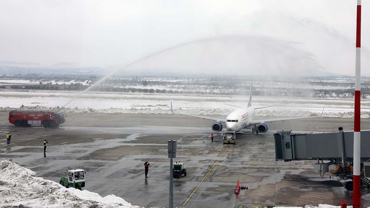 Gaziantep'ten Erbil'e direkt uçuşlar başladı