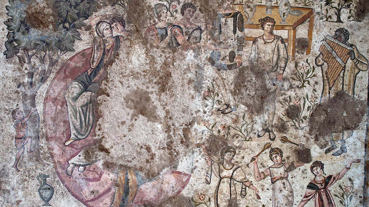 Germanicia Antik Kenti'ndeki kazılarda mozaik bulundu