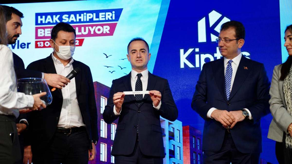 KİPTAŞ kura çekimi yapıldı