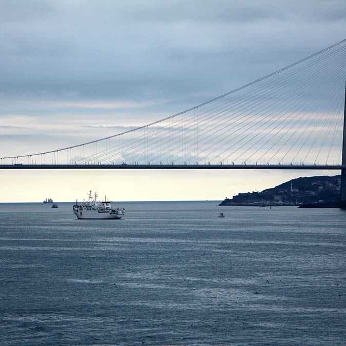 İstanbul Boğazı'nda internet bakımı 