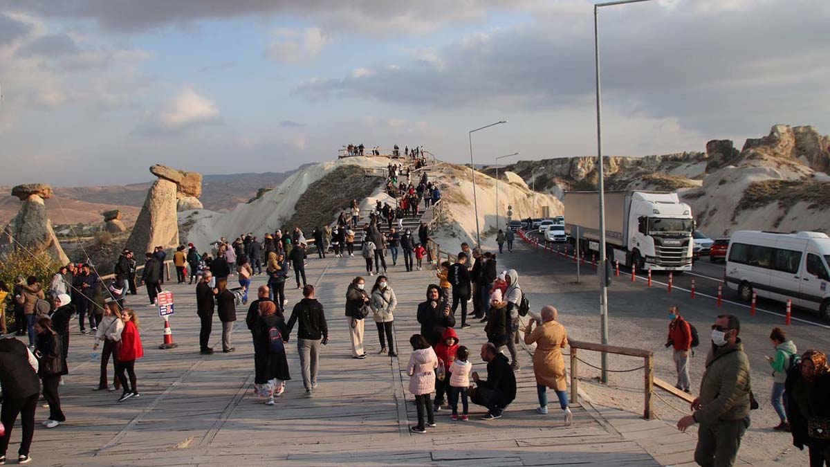 Kapadokya'yı 2 milyon 285 bin kişi ziyaret etti