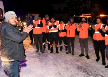4 gündür mahsur kalan bekçi kurtarıldı