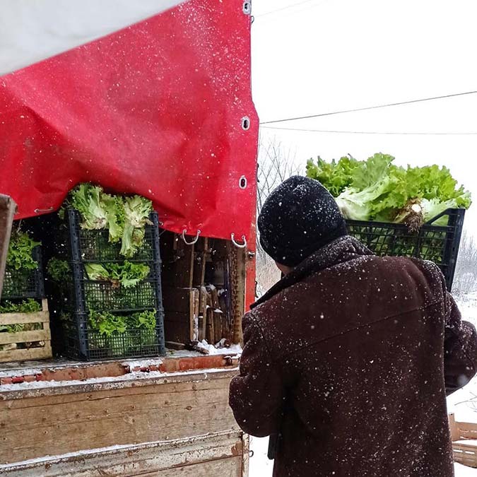 Kar yağışı Eskişehirli çiftçinin yüzünü güldürdü