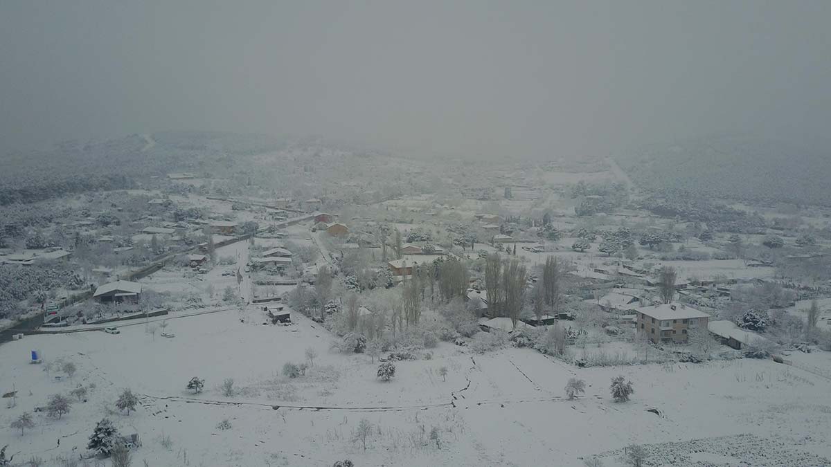 Kartal beyaza büründü