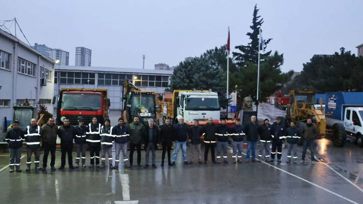 Olası kar yağışına karşı önlem alındı
