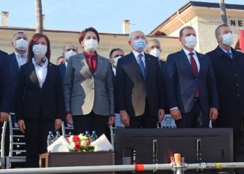 Kılıçdaroğlu ve Akşener Mersin'de metro inşaatı temeli attı