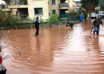 Marmaris'te sağanak ve dolu