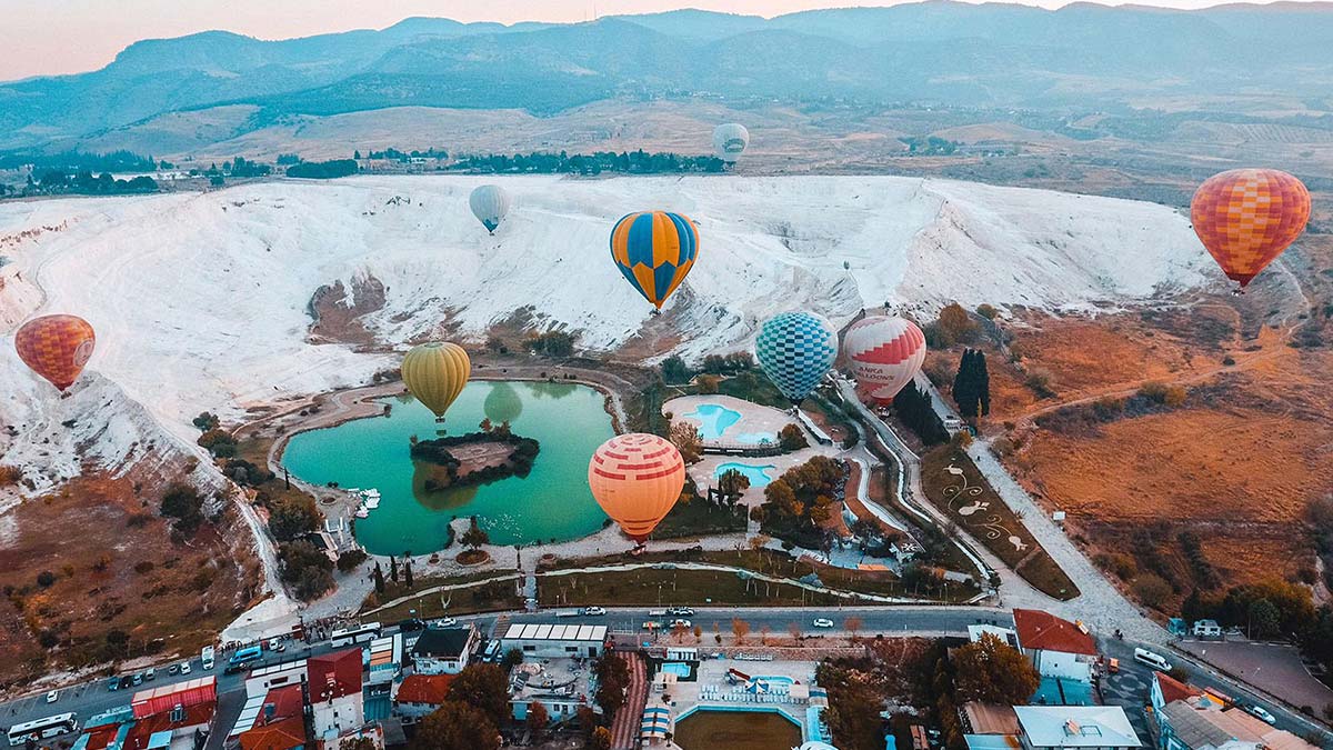 Pamukkale Hierapolis Antik kenti en çok ziyaret edilen yer oldu