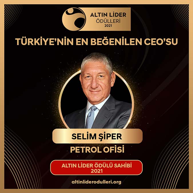 Selim Şiper’e ‘Altın Lider’ ödülü