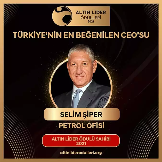 Selim şiper’e ‘altın lider’ ödülü