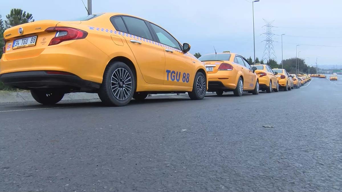 Taksimetre güncelleme kuyruğu görüntülendi