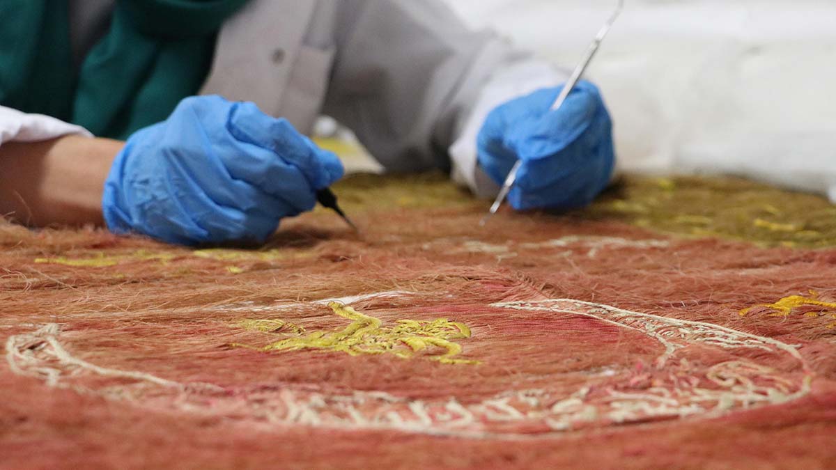 Binlerce tarihi eserin bakım ve yenilemesi yapılıyor