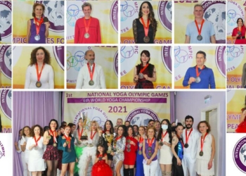 Ulusal Yoga Olimpiyat Oyunları Şampiyonları madalyalarını aldı