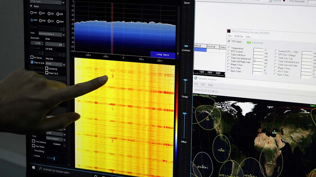Türkiye'nin ilk cep uydusu, ilk sinyali gönderdi