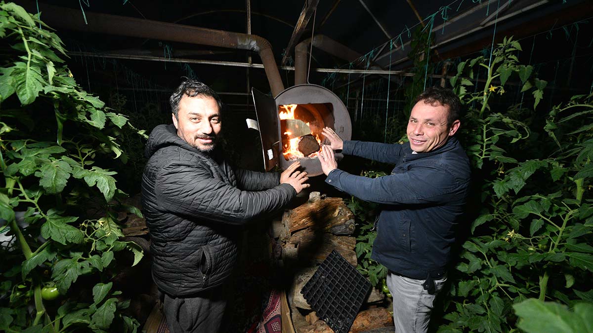 Antalya'da zirai don nöbeti