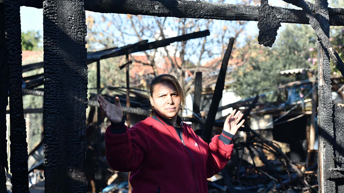 Yangında giyecek elbisemiz kalmadı