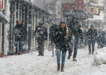 Yüksekova'da yoğun kar yağışı
