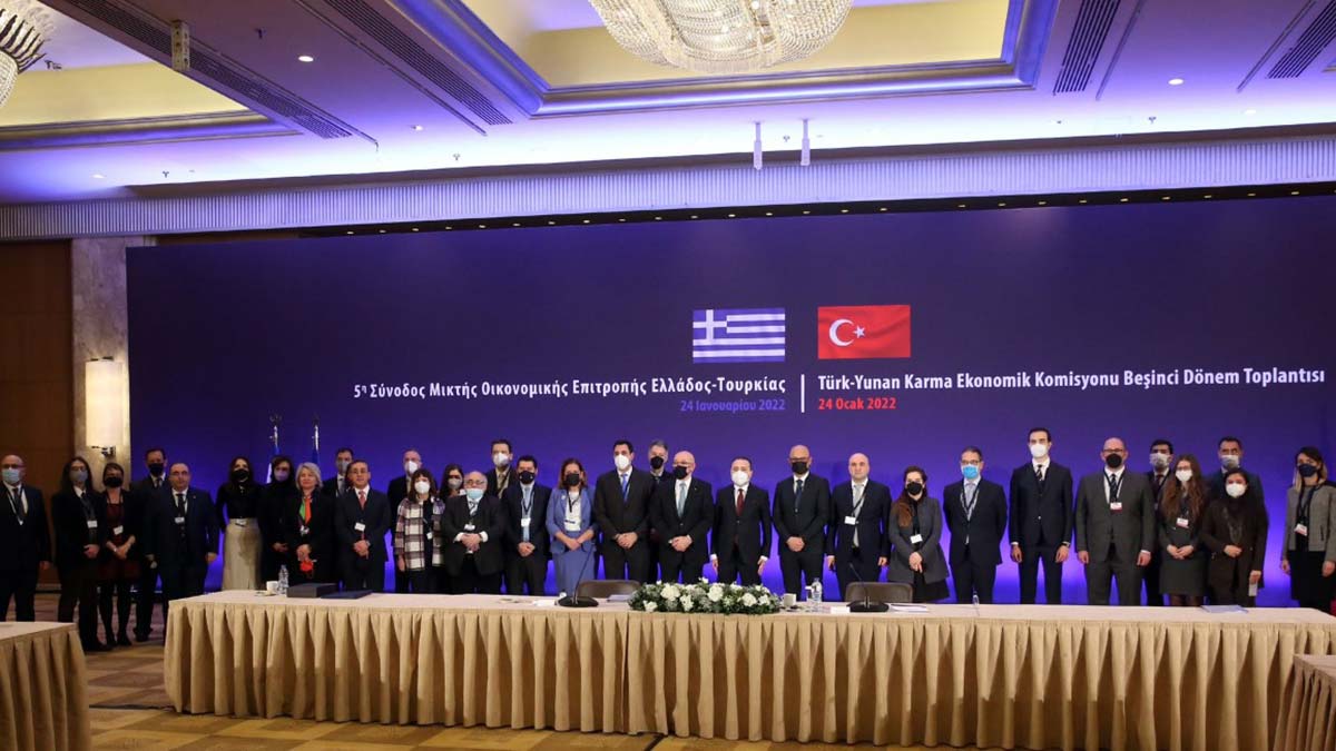 Yunanistan'a ihracat 2021'de % 73,3 oranında arttı