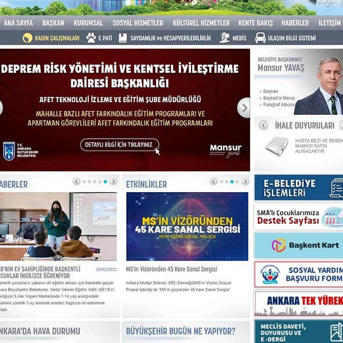 Başkentte afet farkındalık eğitim programları başlıyor