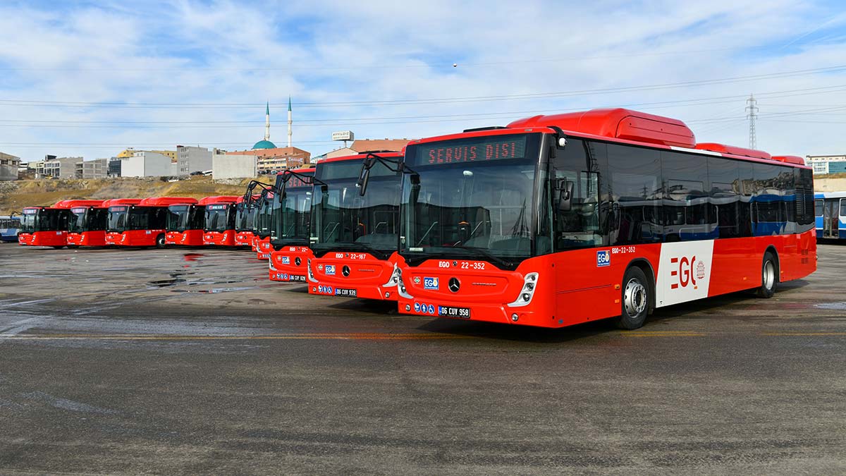 toplu ulaşım filosuna 15 otobüs daha dahil oldu