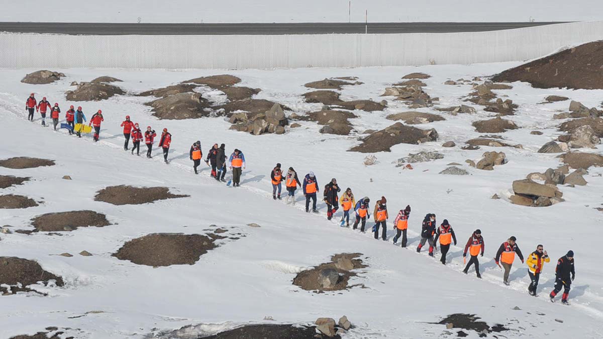 AFAD ve UMKE'den çığ tatbikatı