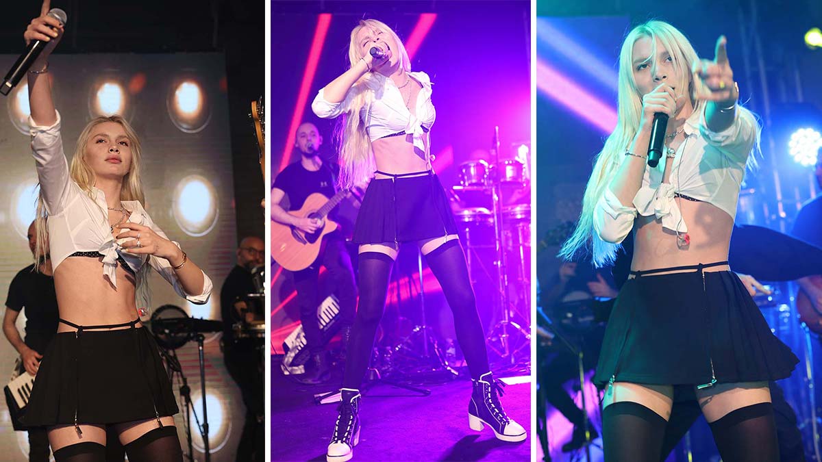 Aleyna Tilki Uludağ'da konser verdi