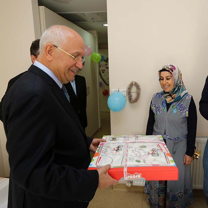 Yenimahalle'nin yeni doğanlarına hoş sürprizi