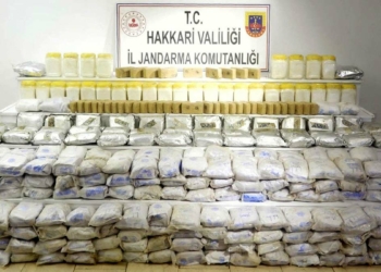 Uyuşturucu operasyonunda 250 kilo eroin ele geçirildi