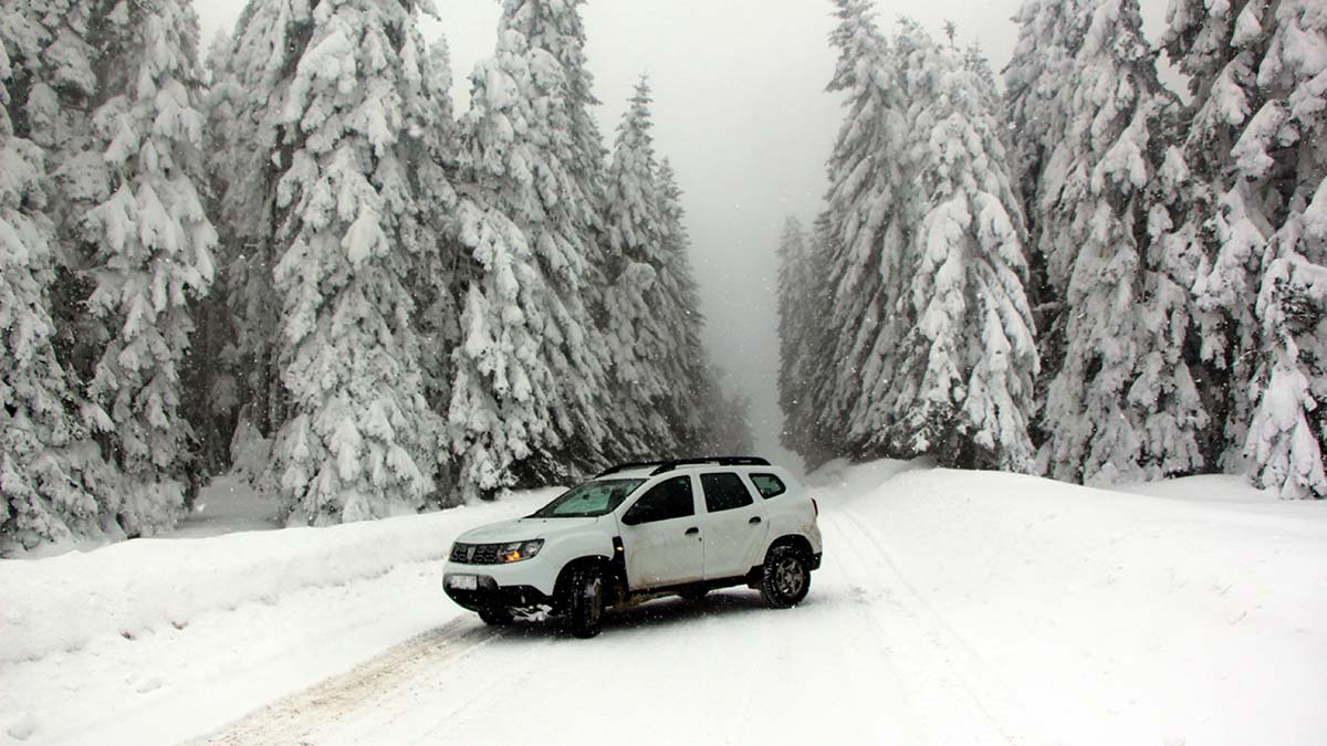 Bolu'nun yüksek kesimlerinde kar yağışı