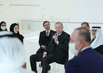 Erdoğan BAE'li gençlerle buluştu
