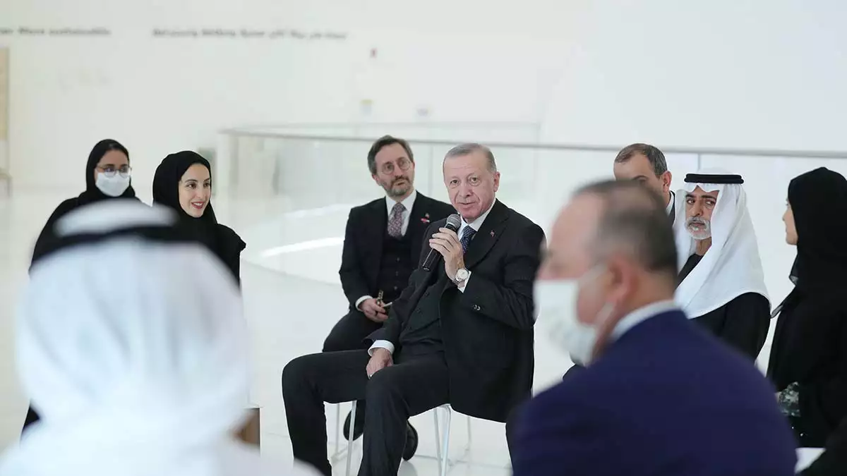 Erdoğan bae'li gençlerle buluştu
