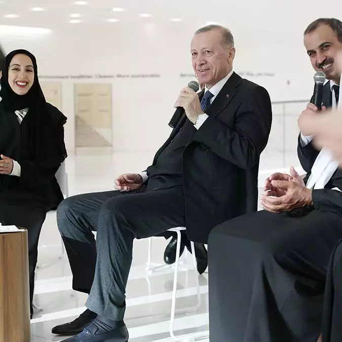 Erdoğan bae'li gençlerle buluştu