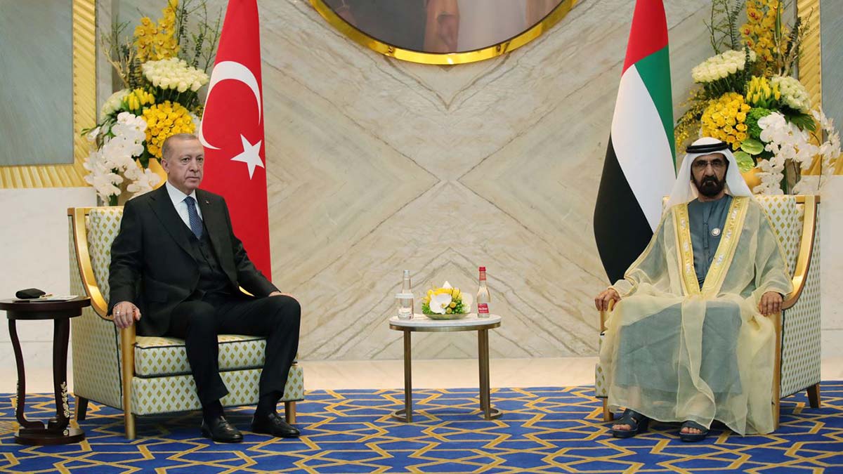 Erdoğan Dubai Emiri ile görüştü