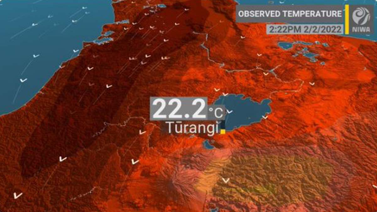 2 ayrı yarım küredeki iki ülkede hava sıcaklığı ölçüldü