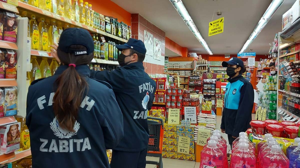Fatih'te marketlerde KDV denetimi