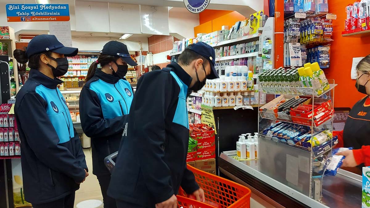 Fatih'te marketlerde KDV denetimi