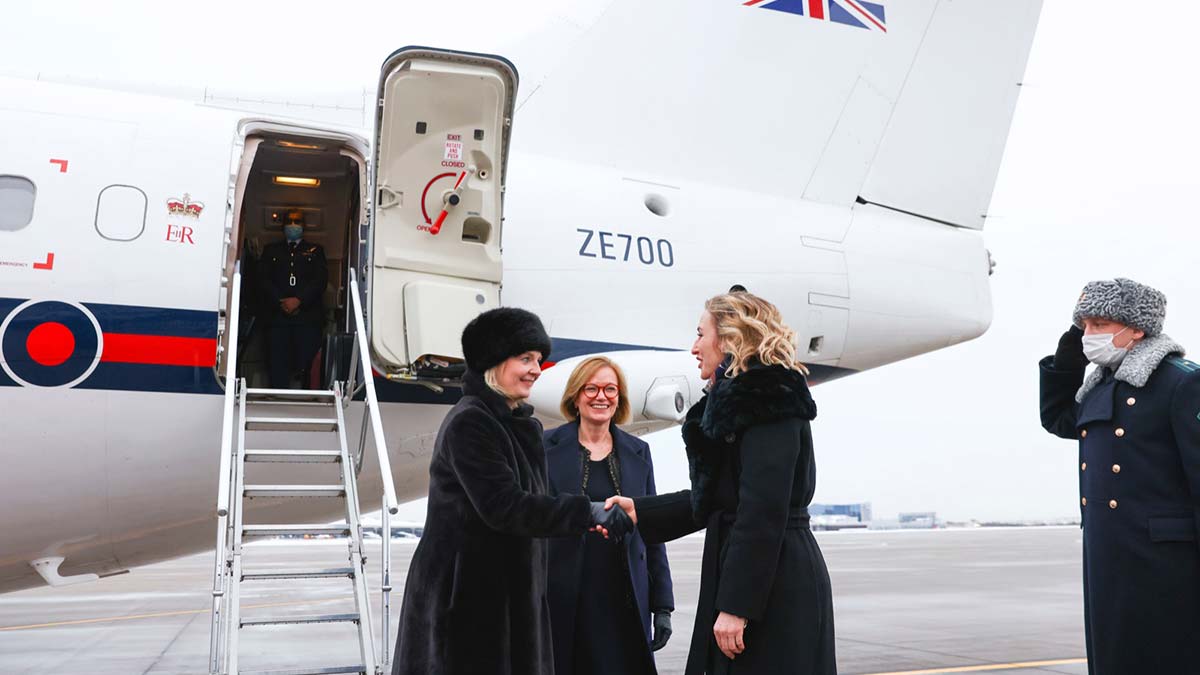 Liz Truss Moskova'da