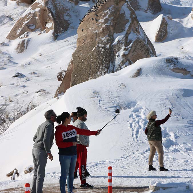 Kapadokya bölgesini 88 bin 677 kişi ziyaret etti