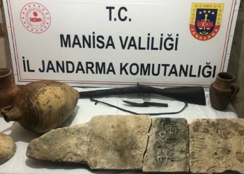Manisa'da tarihi eser kaçakçılığı