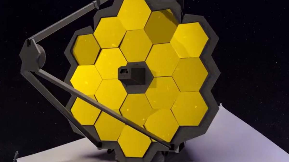 James Webb Teleskobu selfie gönderdi