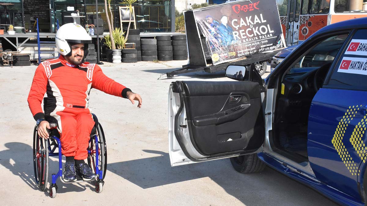 Bedensel engelli Haktan Özünver rallikros'a katılacak