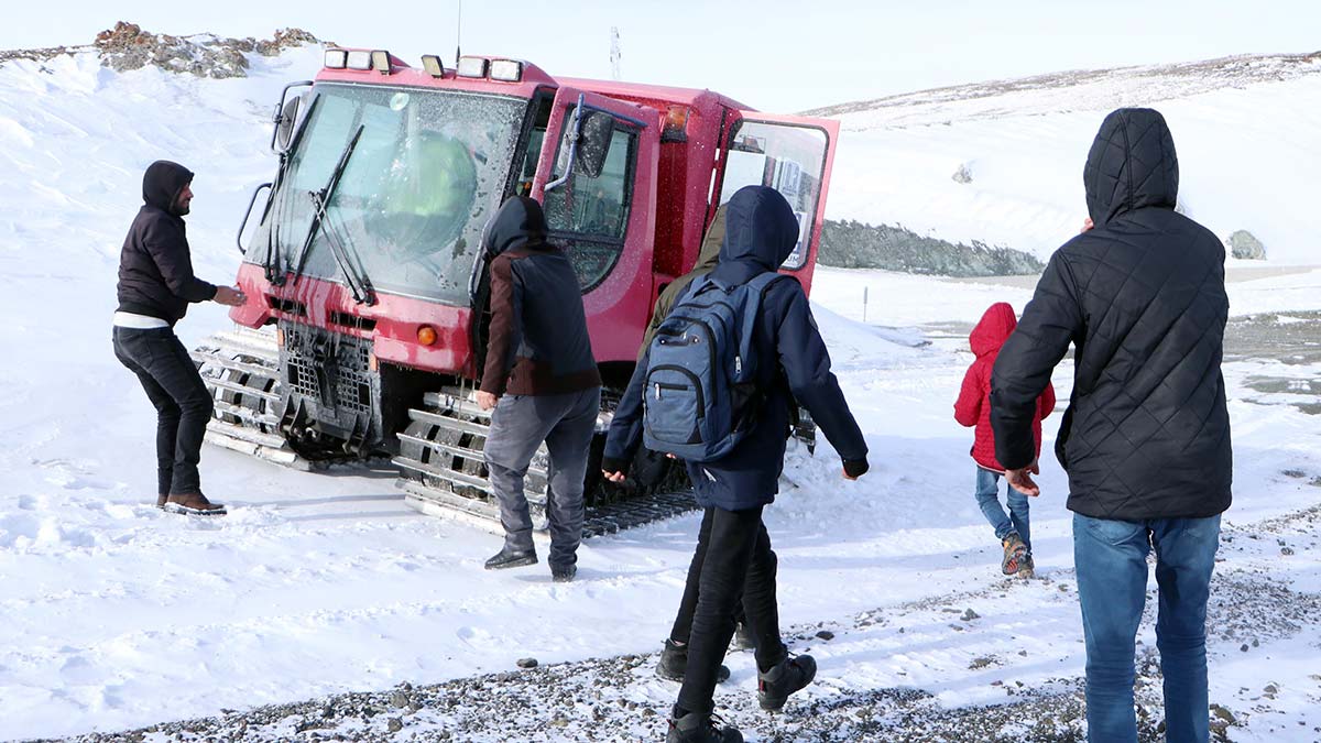 Tatil bitti kar çilesi başladı