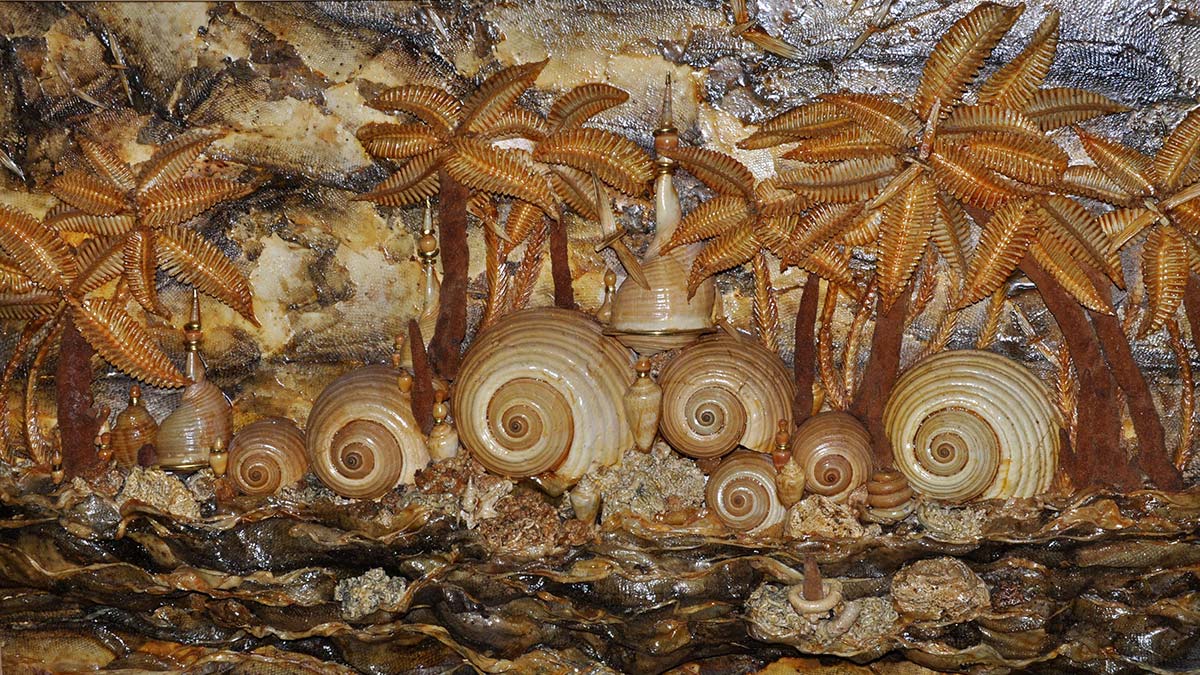 Deniz canlısı kullanarak heykeller yapıyor