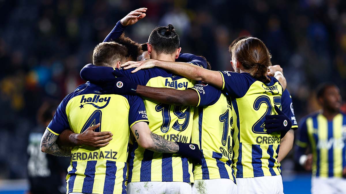 Süper Lig'in 25'inci haftasında en çok koşan takım Fenerbahçe