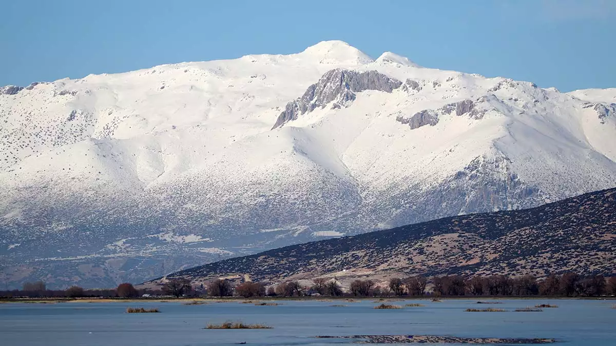 Avlan gölü yeniden su tuttu