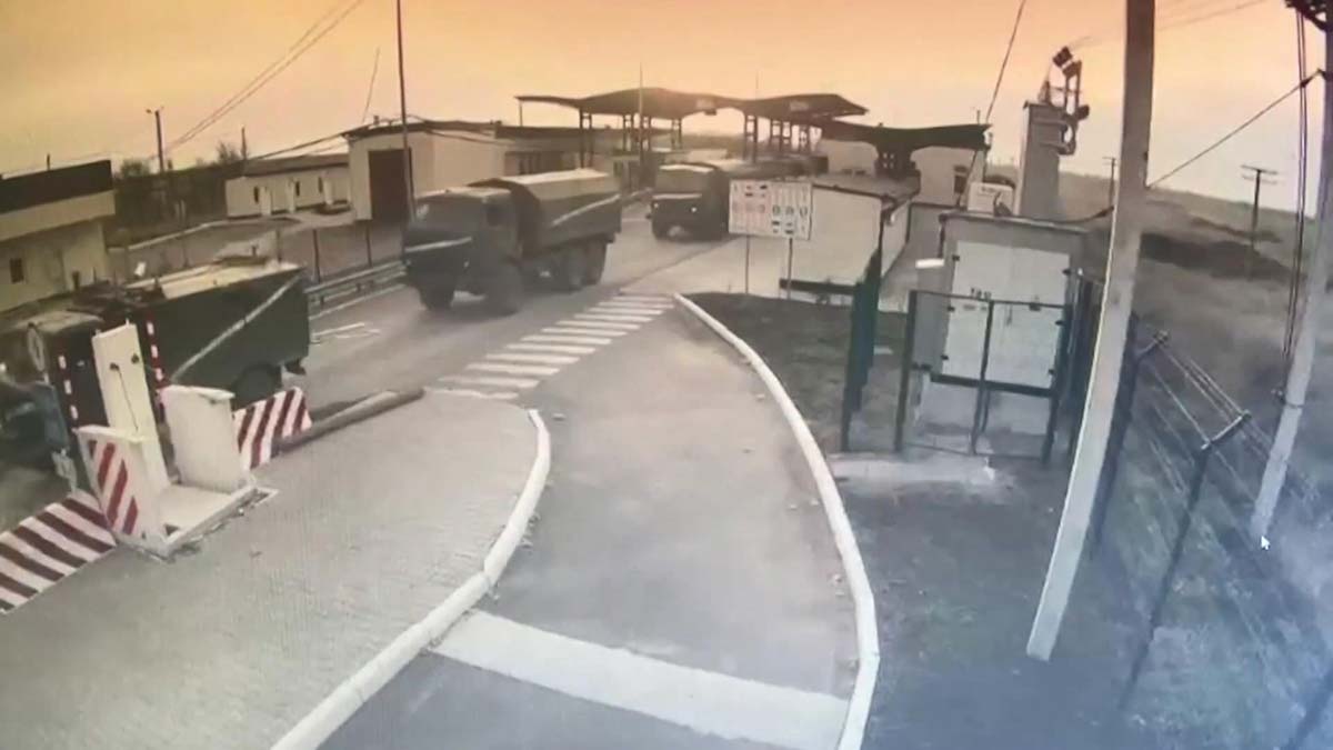 Rus ordusunun Kırım'dan girişi