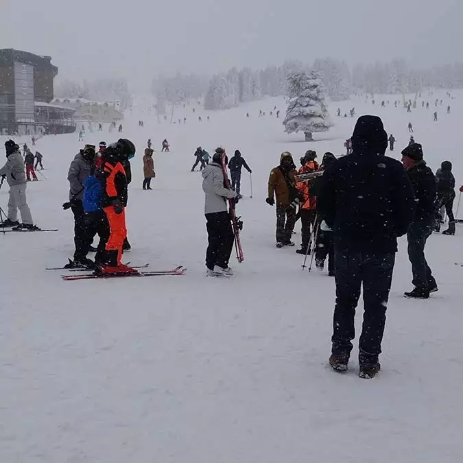 Uludağ'da ara tatilin son günü