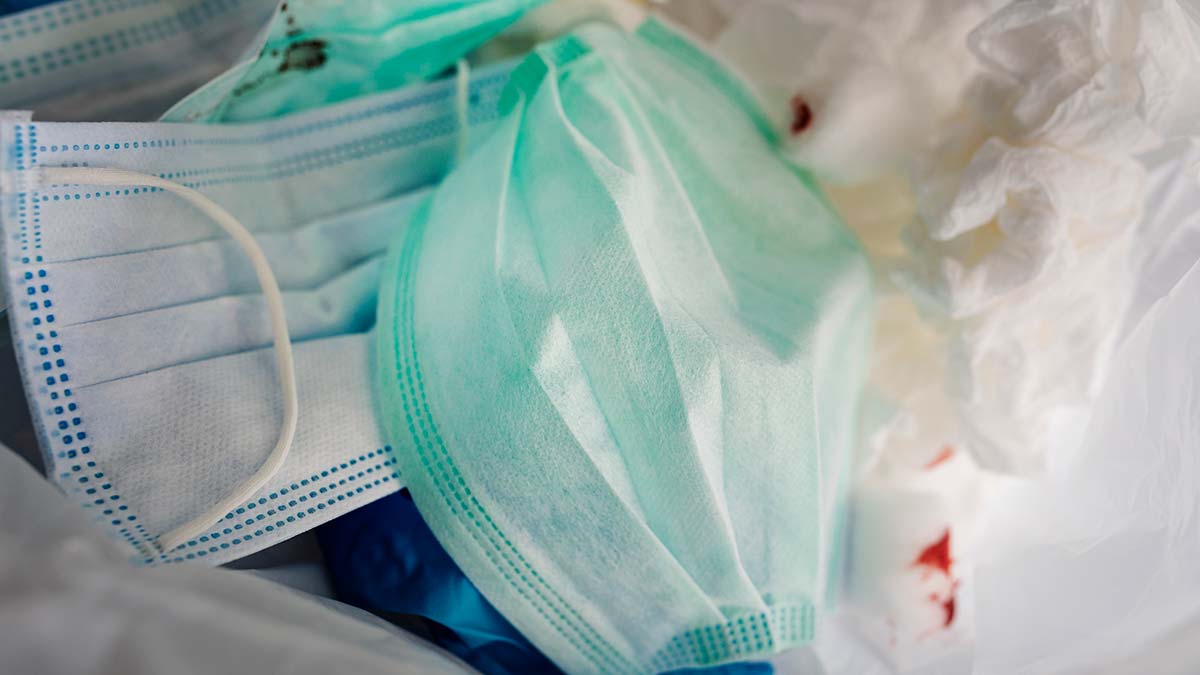 Kovid salgını on binlerce ton atığa sebep oldu